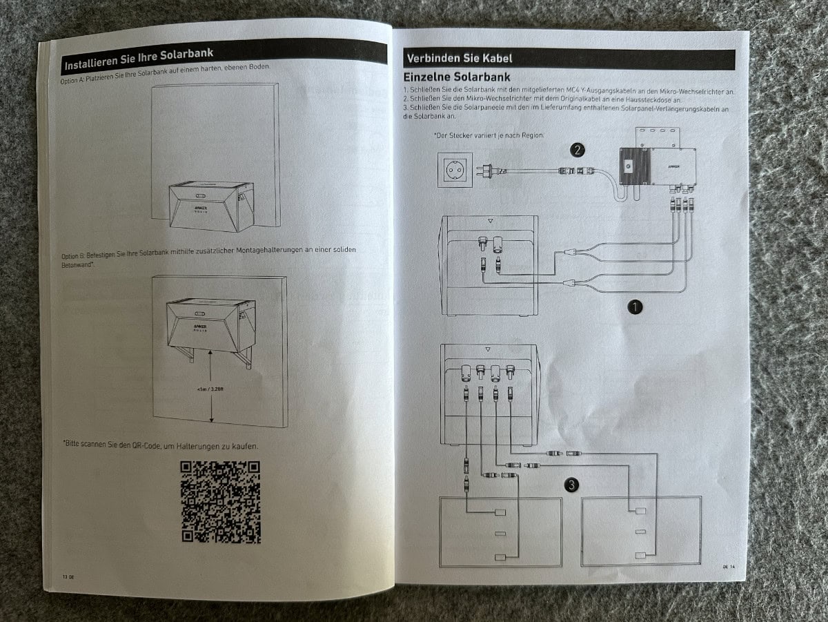 Anker Solix Solarbank E1600 Anleitung