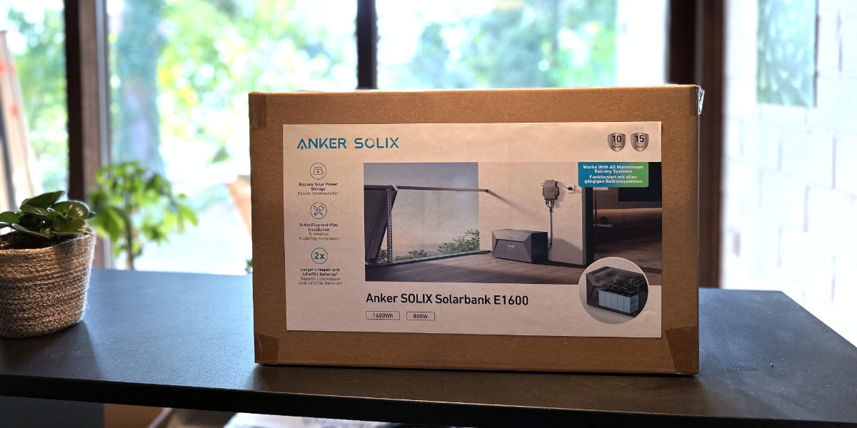 Anker Solix Solarbank E1600 Verpackung