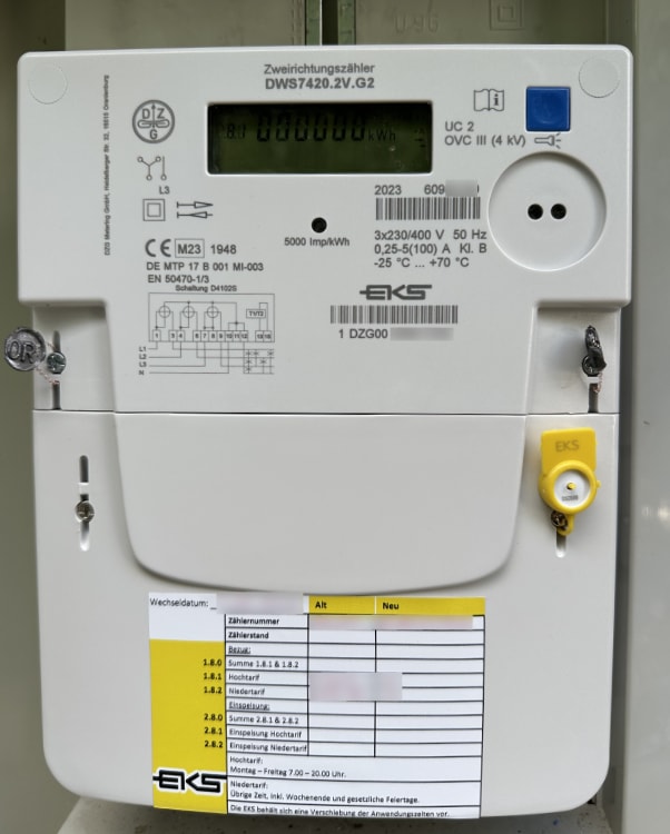 Digitaler Stromzähler