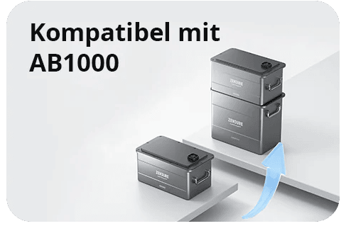 Zendure AB2000 Kompatibilität mit AB1000