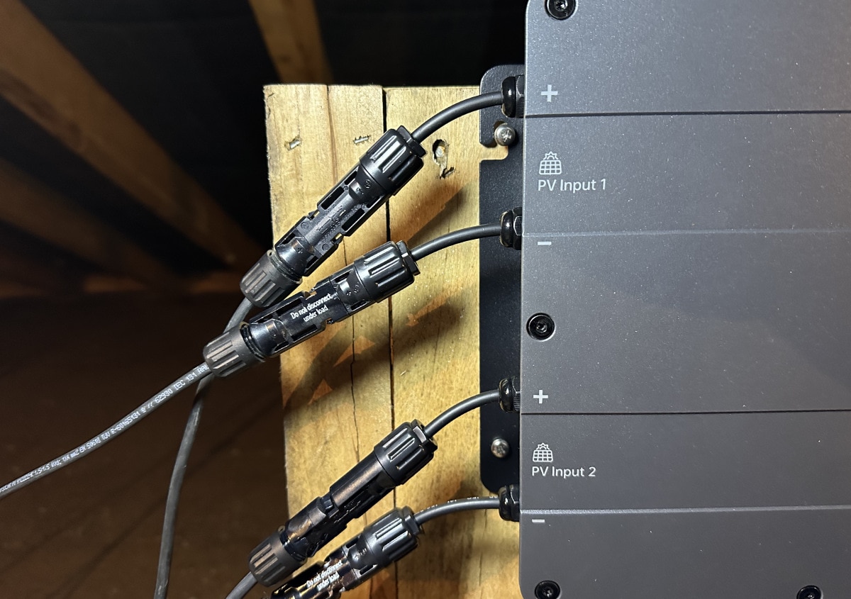 Zendure SolarFlow Anschluss für Solarmodule
