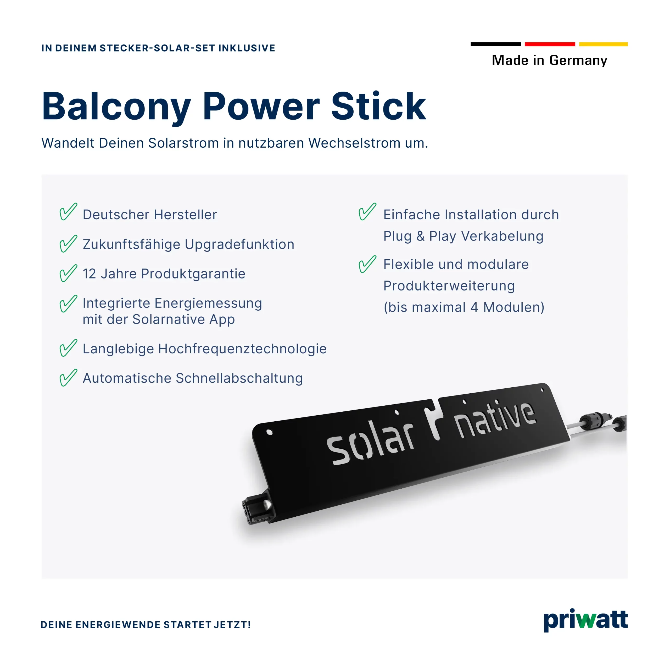 Priwatt priFlat Duo Bifazial (3. Generation)